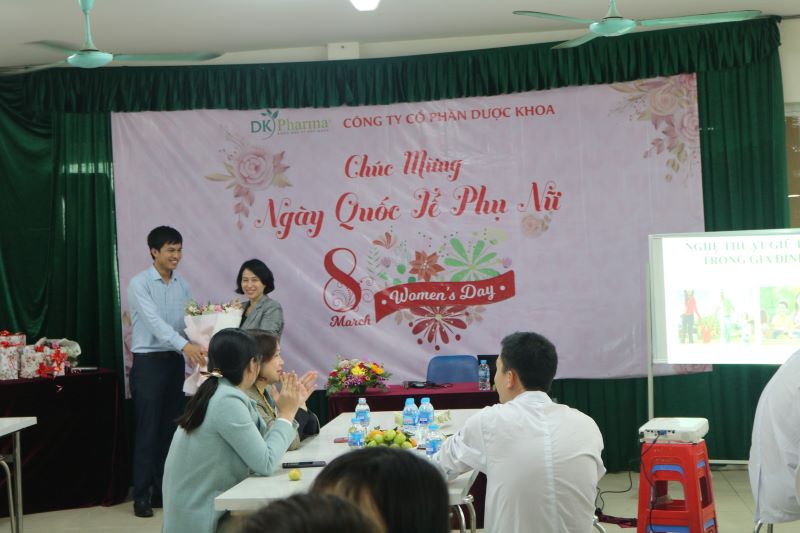 DK Pharma tổ chức tọa đàm kỷ niệm ngày quốc tế phụ nữ 8/3