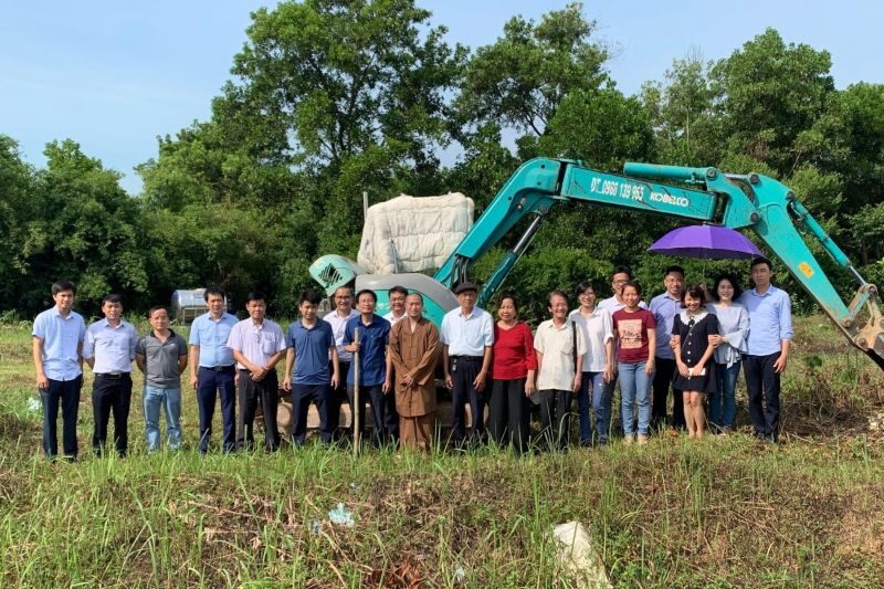 Lễ động thổ khởi công xây dựng mở rộng vùng trồng dược liệu và khu chiết xuất cao chuẩn hóa tại Thái Bình