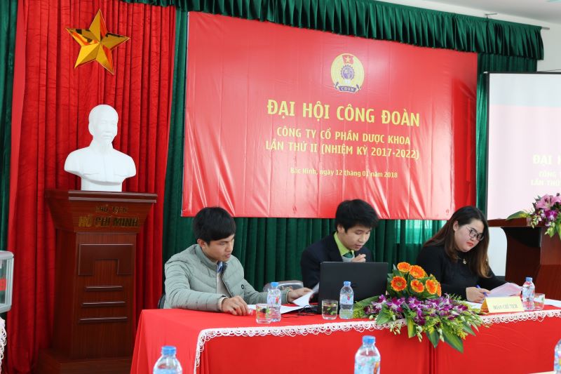 Đại hội Công đoàn Công ty Cổ phần Dược Khoa lần thứ II, nhiệm kỳ 2017-2022