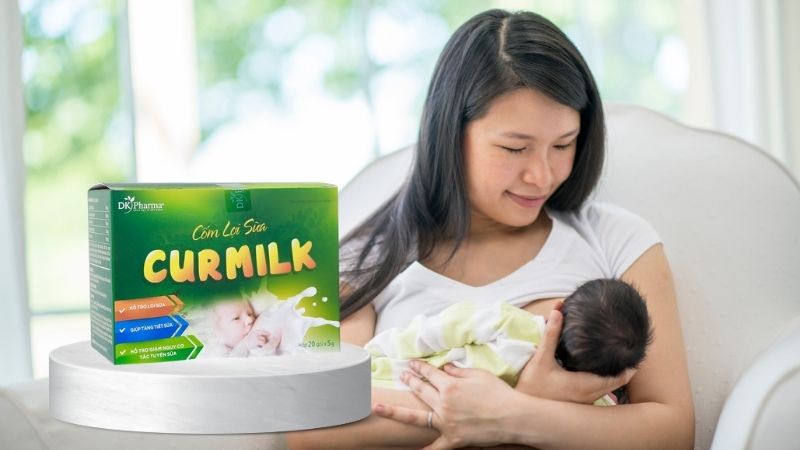 Cốm lợi sữa Curmilk cho mẹ sau sinh – Giải pháp giúp mẹ lấy lại nguồn sữa tự nhiên và ổn định