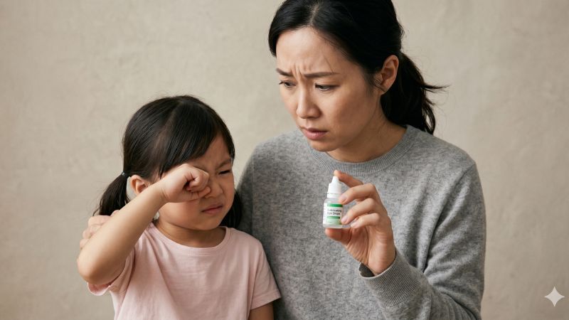5 Sai Lầm “Kinh Điển” Khi Nhỏ Mắt Cho Trẻ khiến bệnh mãi không khỏi